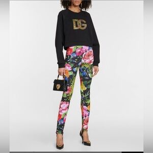 Dolce & Gabbana Floral High-Waisted Leggings /NWT size IT42